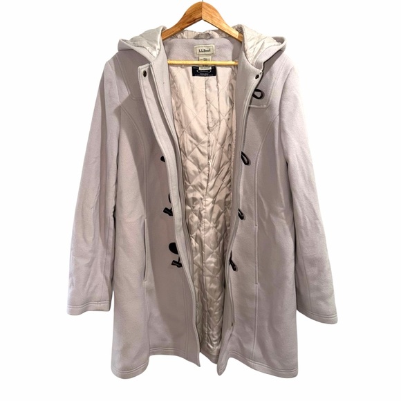Vintage L.L. Bean Exclusive For Bellandi Women’s 100% Lambswool Toggle Coat - Picture 8 of 8